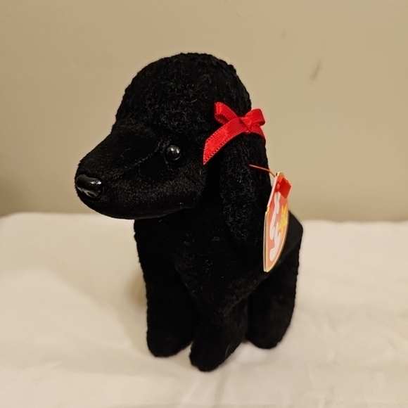 New with tags Ty Beanie Babies  1997 black poodle Gigi - Picture 11 of 12